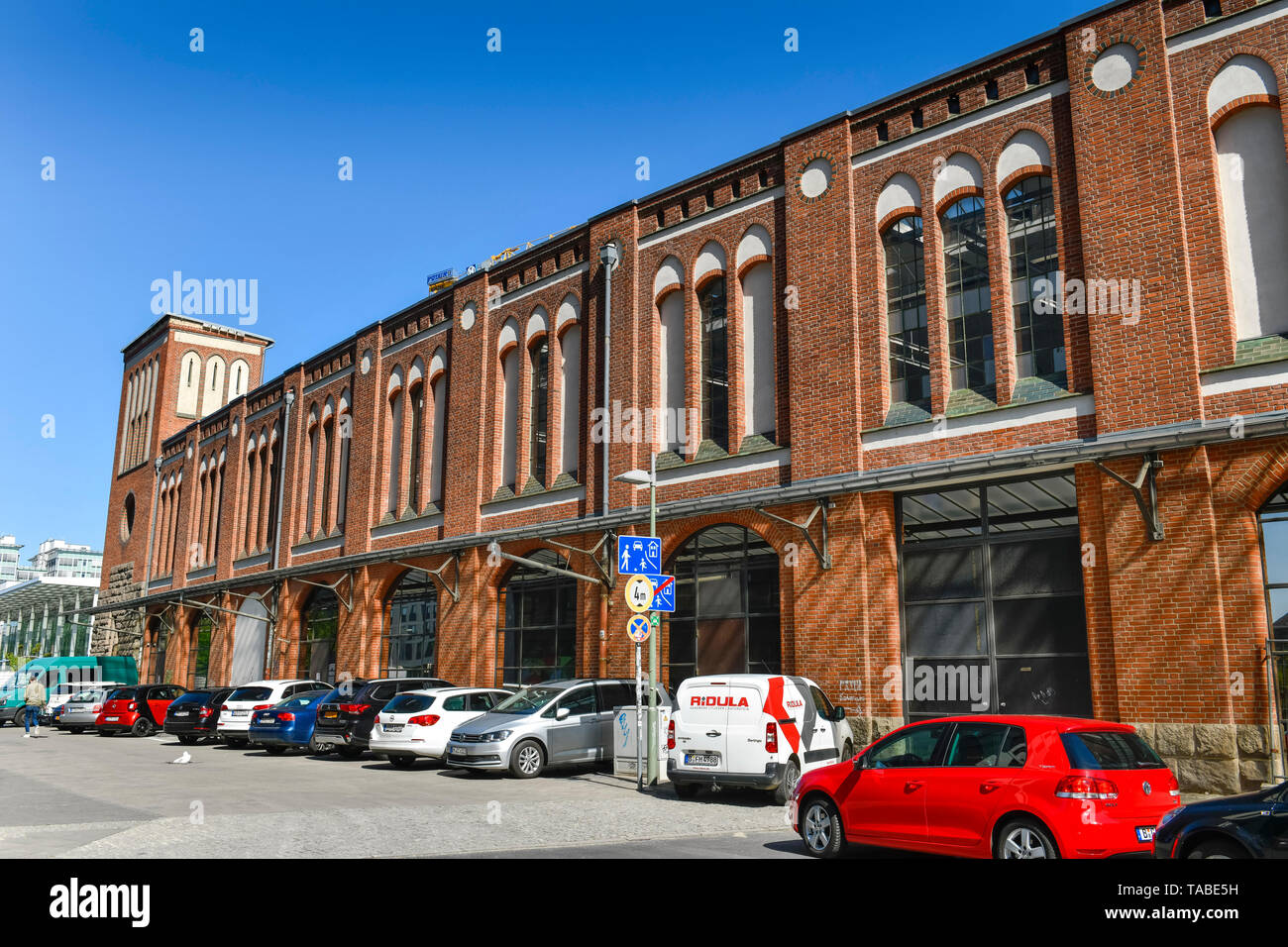 La gare postale, Friedrich's Grove, Berlin, Allemagne, Postbahnhof, Friedrichshain, Deutschland Banque D'Images