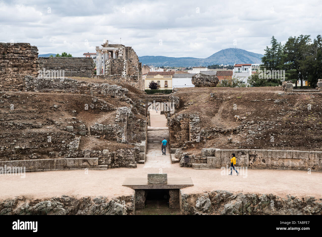 Amphithéâtre romain, Mérida, Espagne, Mai 2019 Banque D'Images