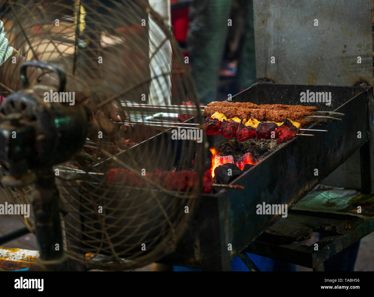 Ramadan / Ramazan fête alimentaire contexte /l'Iftar party concept - variété de kababs Poulet Banque D'Images