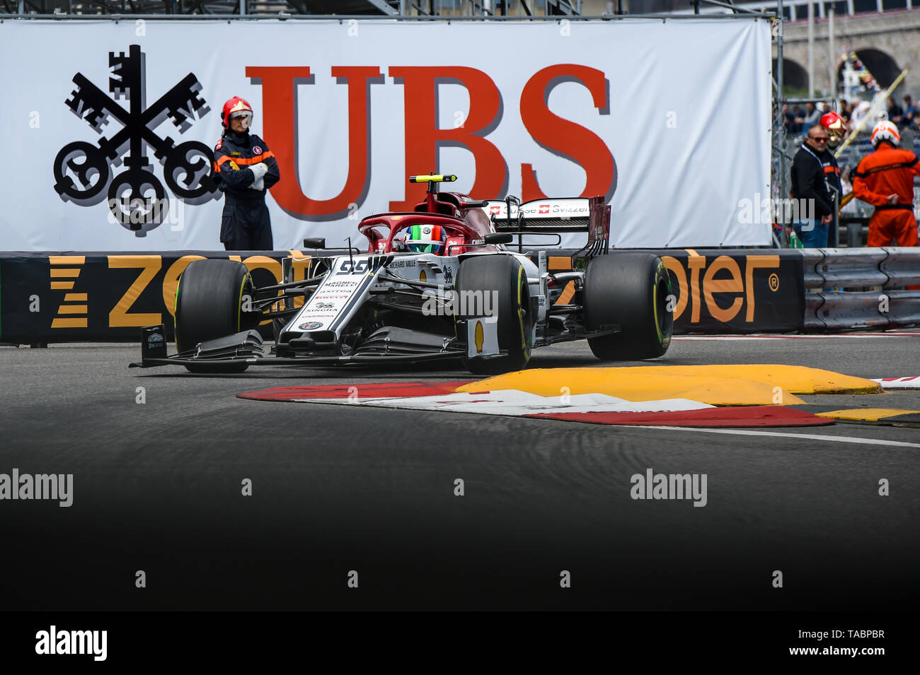 Monte Carlo / Monaco - 23/05/2019 - # 99 Antonio Giovinazzi (ITA, Alfa Romeo, C38) au cours du PC2 d'avance sur le Grand Prix de Monaco 2019 Banque D'Images