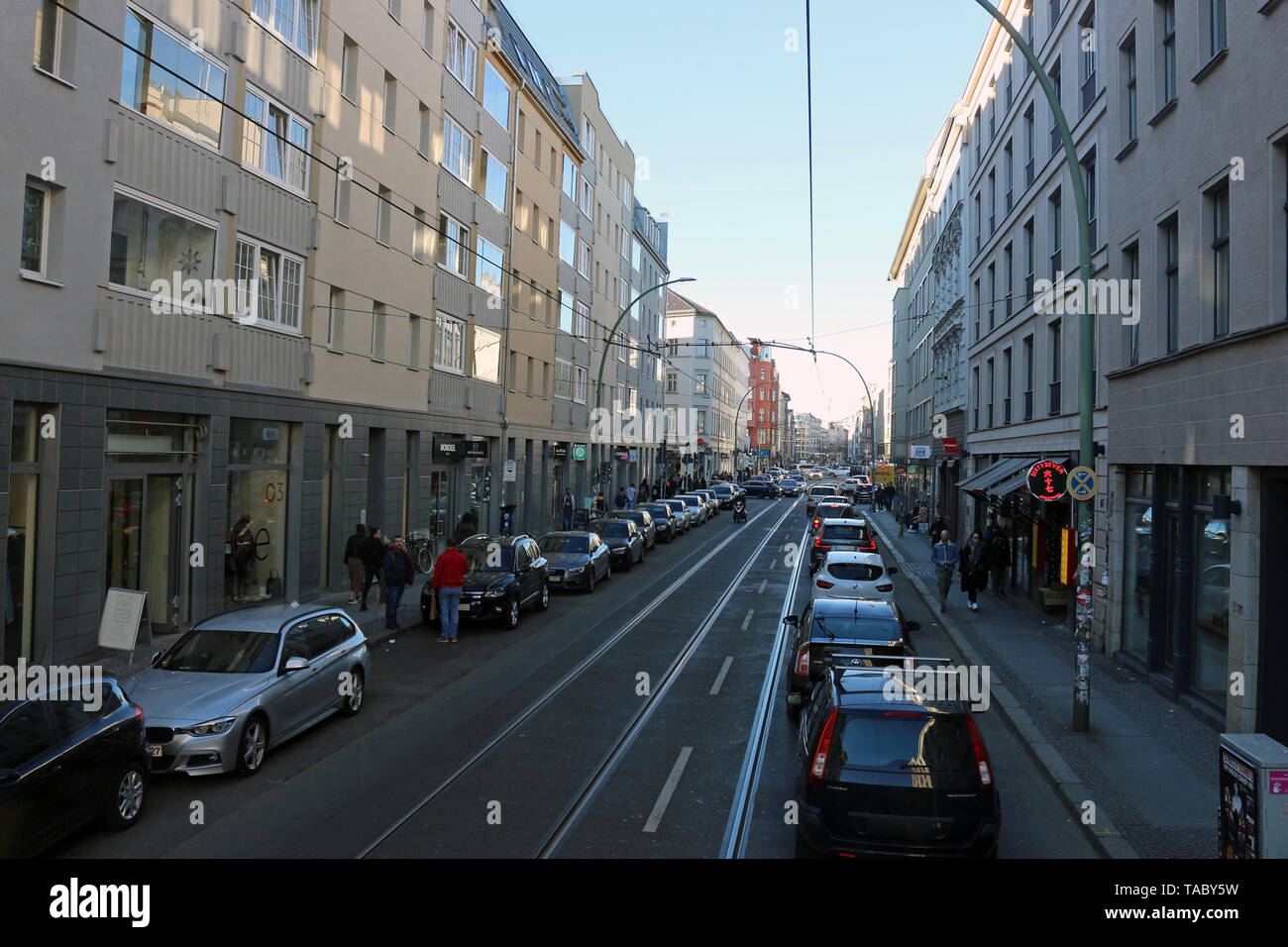 Dans les rues de Berlin. Berlin est aujourd'hui très cool et ville inspirante. Son mélange d'histoire, d'art, d'expression, la créativité et la modernité. Banque D'Images