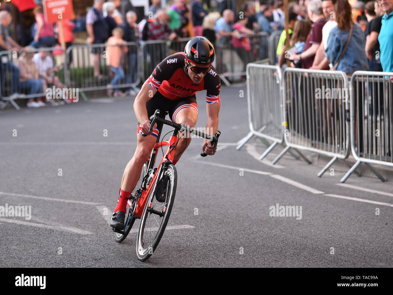 Salisbury, Wiltshire, Royaume-Uni. 23 mai, 2019. L'OVO Série tour à vélo ; Jack Webb de crédit de l'équipe cycliste de l'Armée : Action Plus Sport/Alamy Live News Banque D'Images