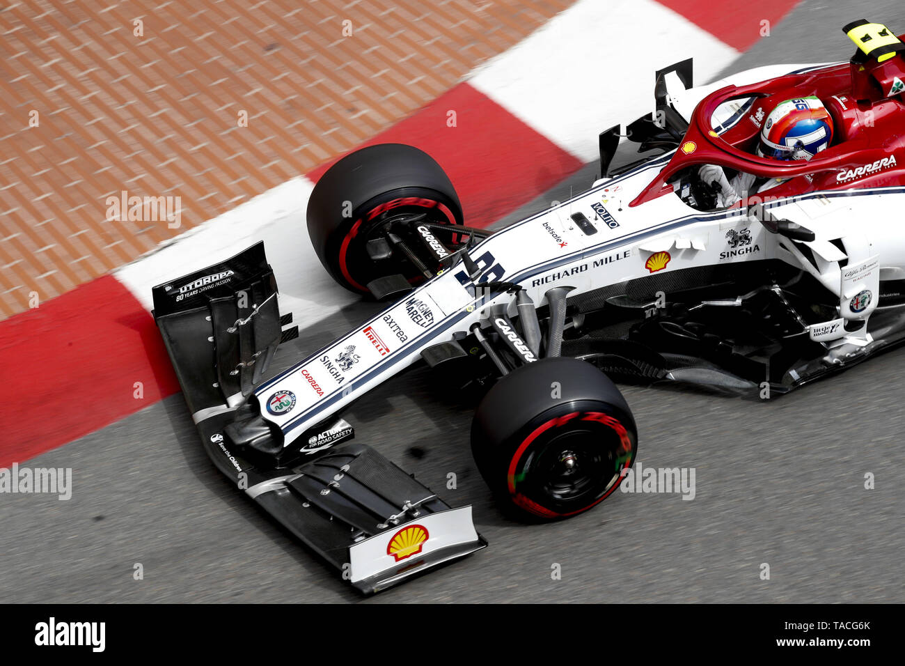 Sport Automobile : Championnat du Monde de Formule 1 de la FIA 2019, Grand Prix de Monaco, # 99 Antonio Giovinazzi (ITA, Alfa Romeo Racing), Banque D'Images