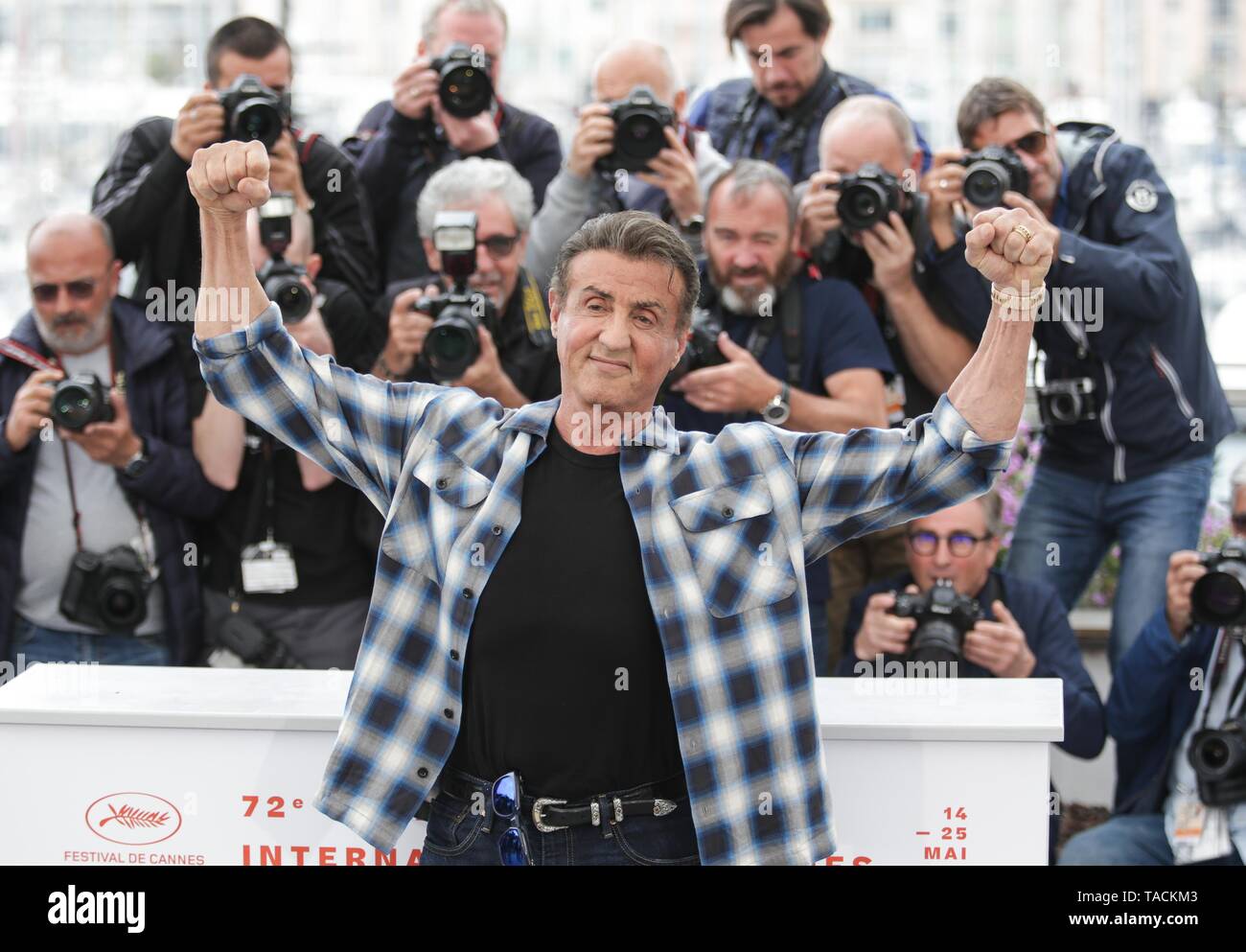 Cannes, France. 24 mai, 2019. Sylvester Stallone,Cannes 2019 Banque D'Images
