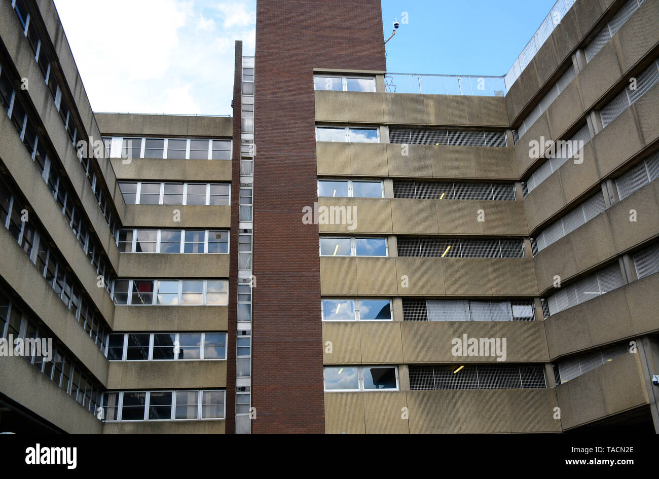 Belgrave House, Northampton. Un exemple de années 60/Années 70 architecture brutaliste. Banque D'Images