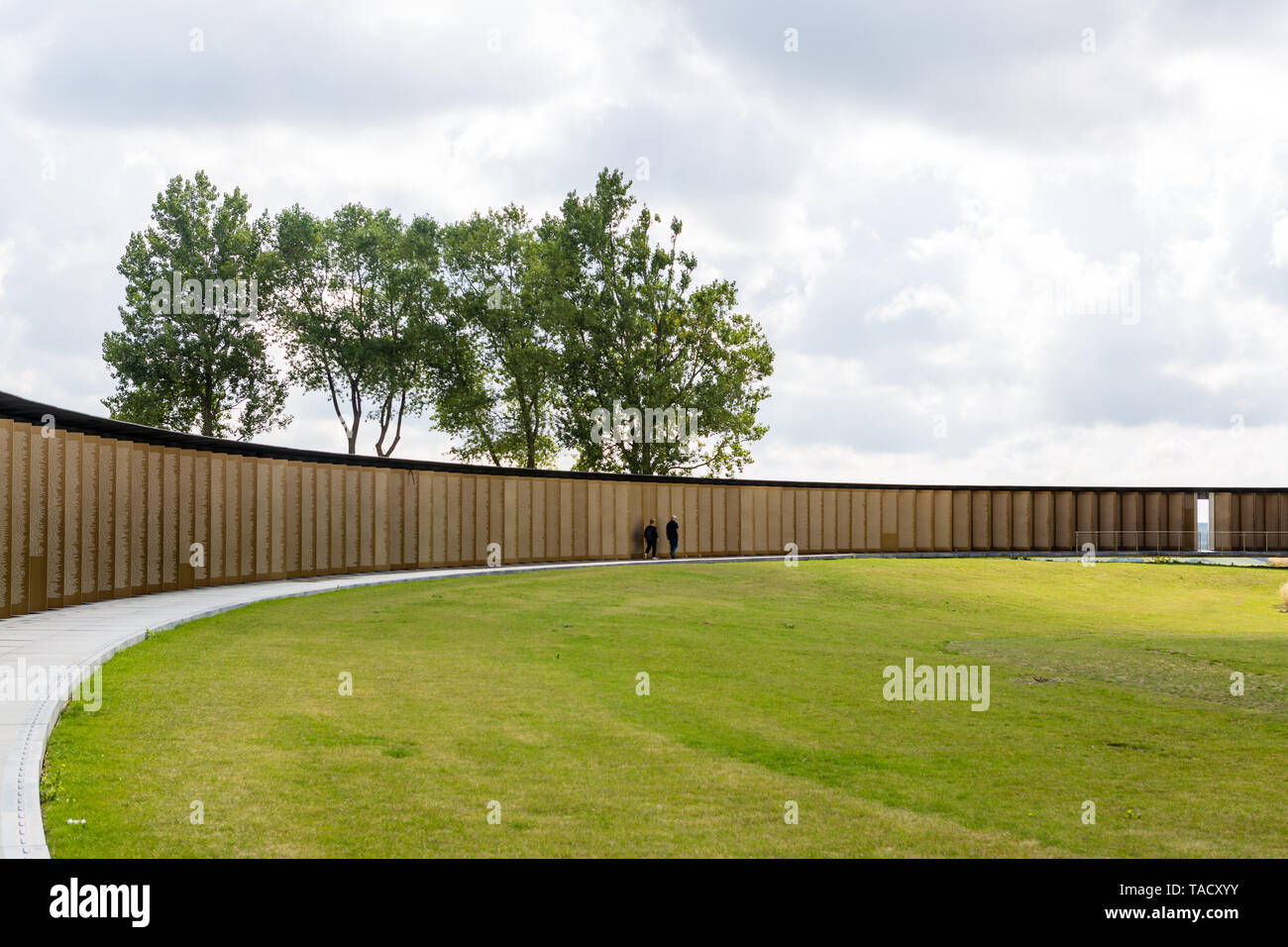 Ablain-Saint-Nazaire (nord de la France) : Notre-Dame-de-Lorette nécropole, également connu sous le nom de Ablain saint-Nazaire Cimetière militaire français. ÒLÕAnneau de la M Banque D'Images