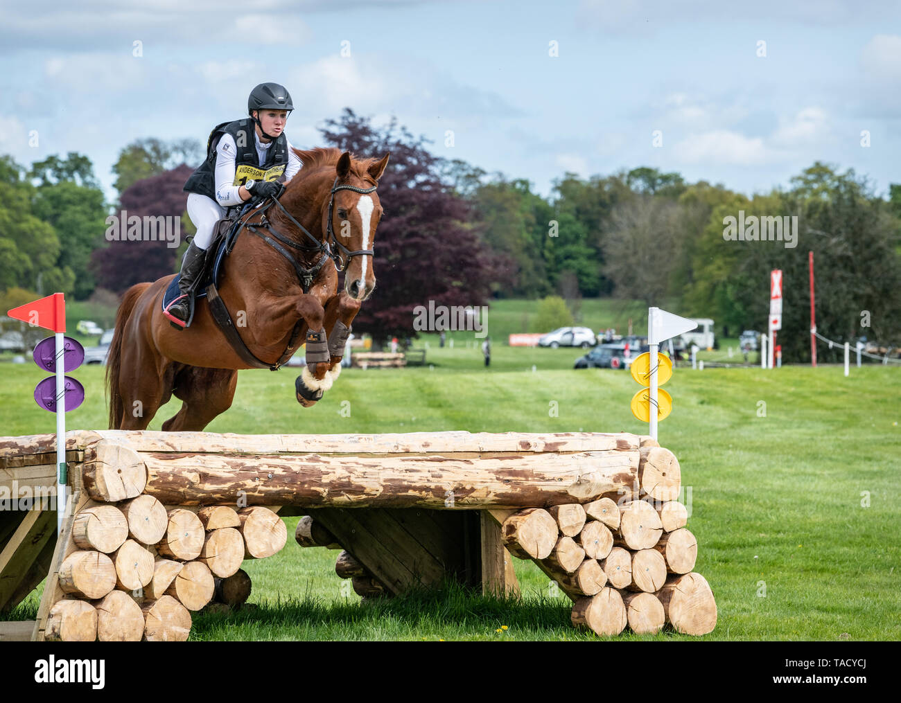 Étages Château Horse Trials 2019 Banque D'Images