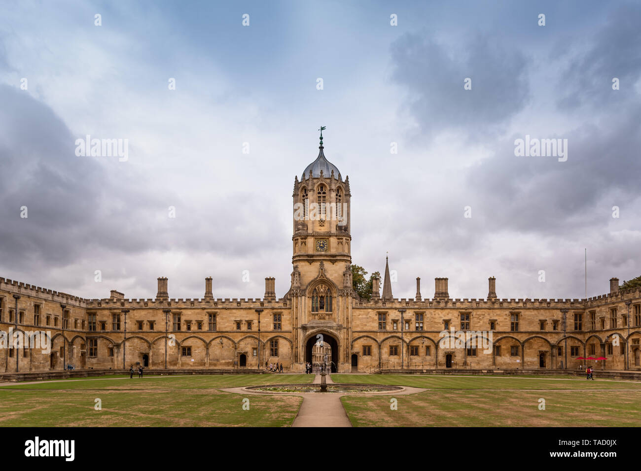 Tom Tower, Christ Church, Oxford University, UK Banque D'Images