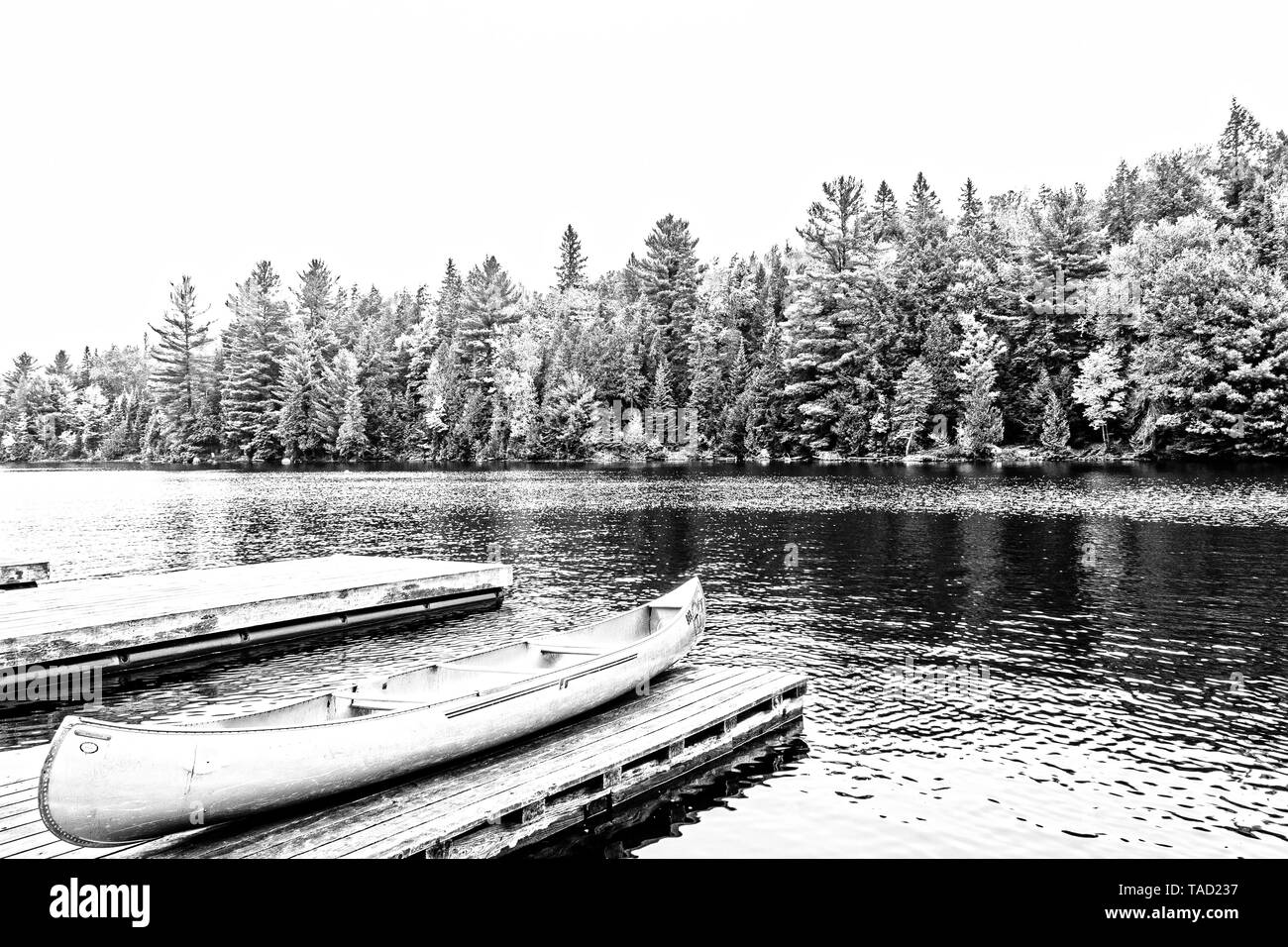 Sur le lac Muskoka Canada Banque D'Images