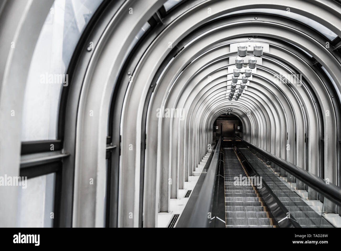 L'escalator dans Ciel Umeda - Voyage Osaka Japon Banque D'Images