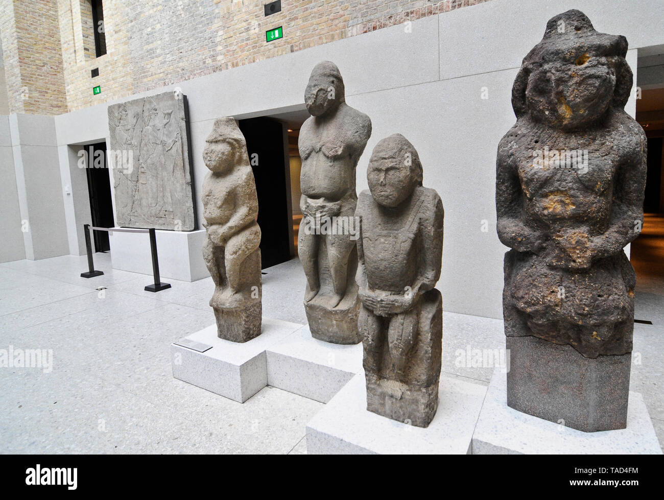 Sculptures antiques babylonien, Altes Museum, Berlin Banque D'Images