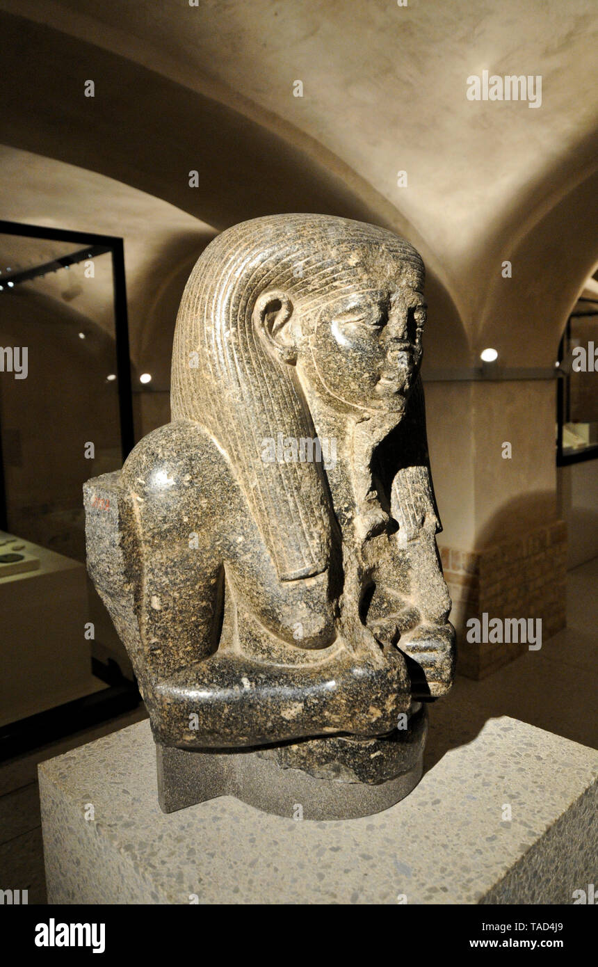 Sculptures égyptiennes. Altes Museum, Berlin Banque D'Images