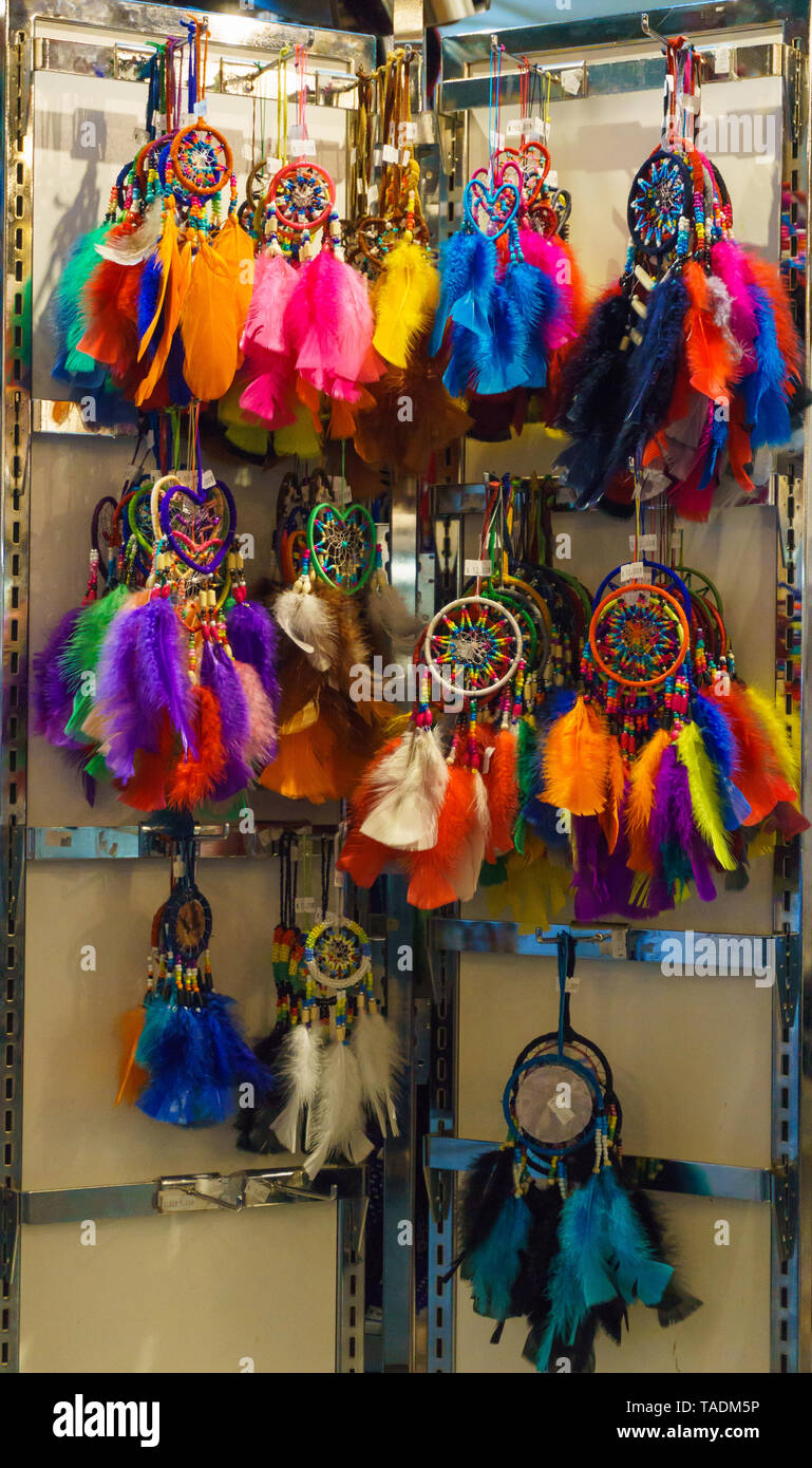 De rêves colorés, ethniques amulette, symbole. Banque D'Images