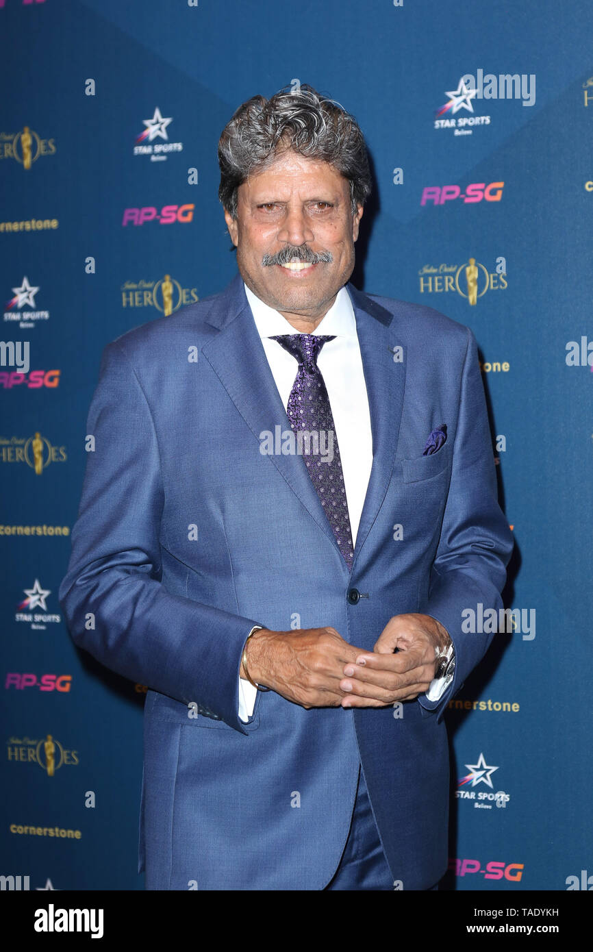 Kapil Dev, héros de Cricket indien - photocall, Lord's Cricket Ground, London, UK, 23 mai 2019, photo de Richard Goldschmidt Banque D'Images