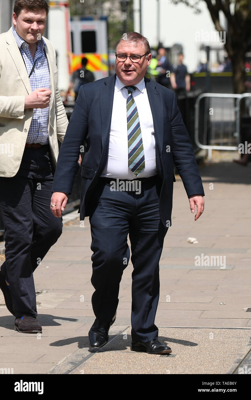Le député conservateur Mark Francois à Westminster, Londres. Banque D'Images