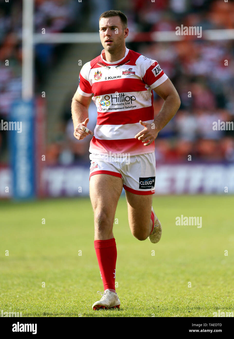 Leigh Centurions' Iain Thornley au cours de l'été match de championnat Betfred Bash à Bloomfield Road, Blackpool. Banque D'Images