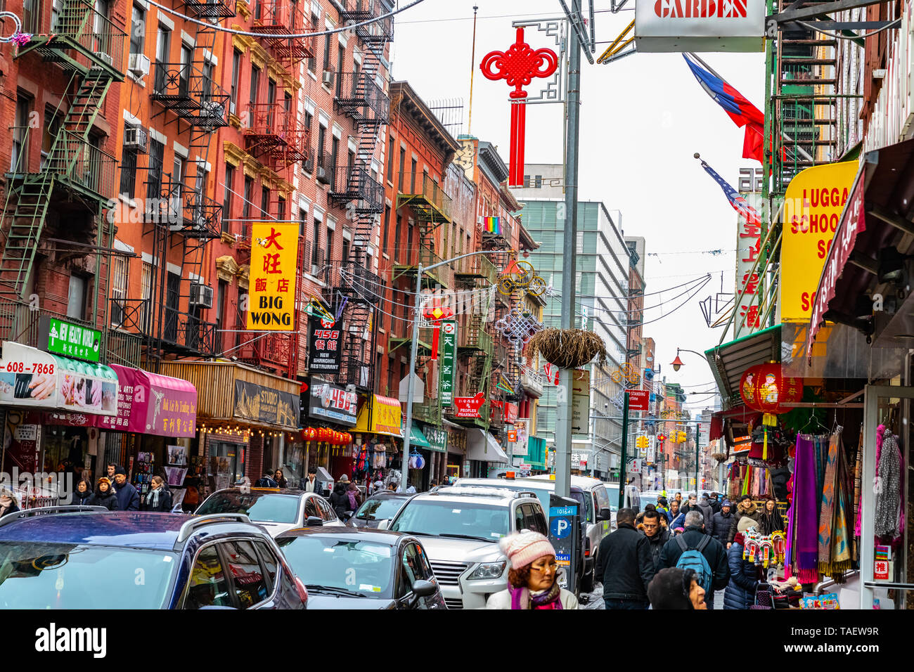 China Town New York Banque D'Images