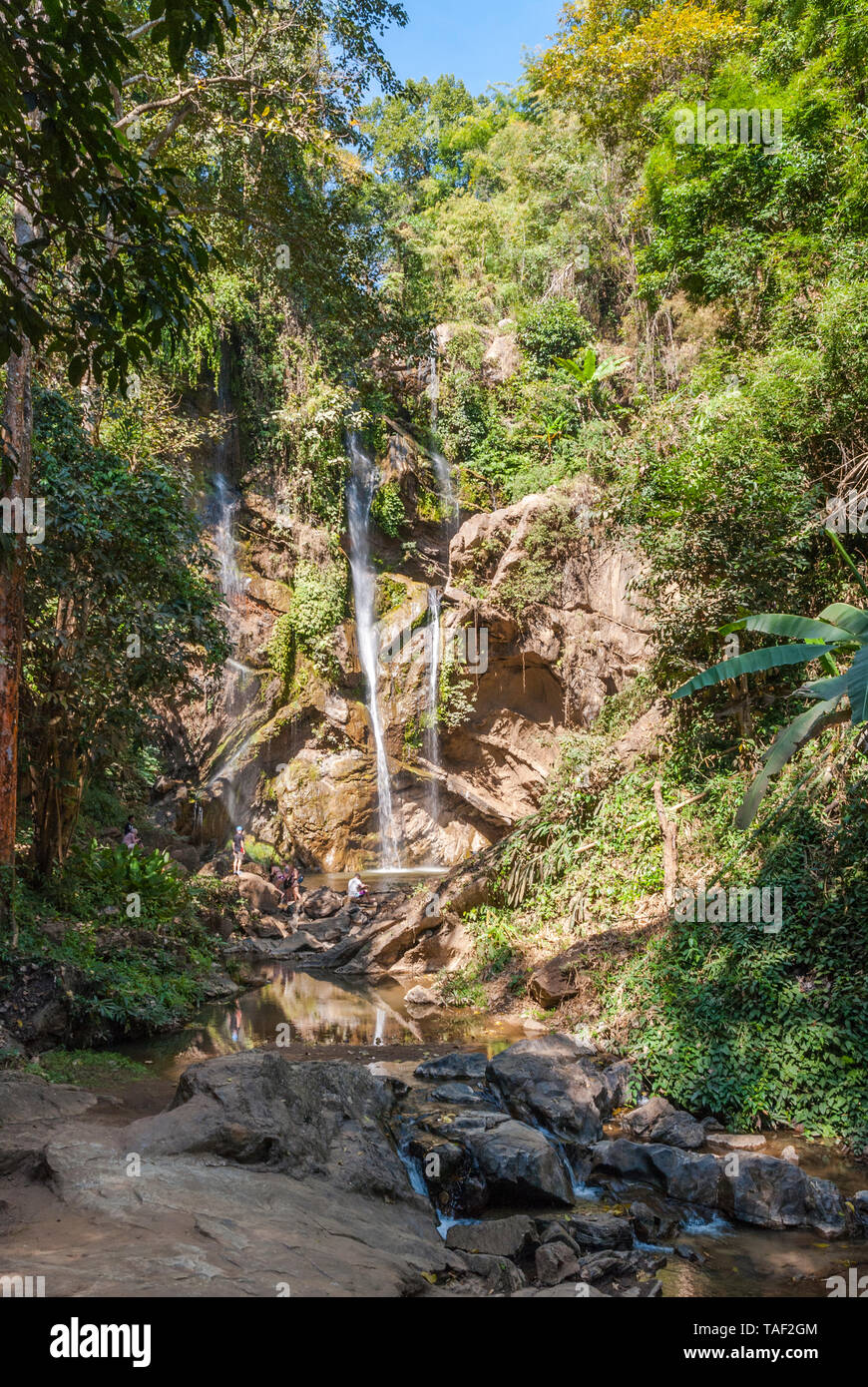 Mae Sa près de Chiang Mai, Thaïlande Banque D'Images