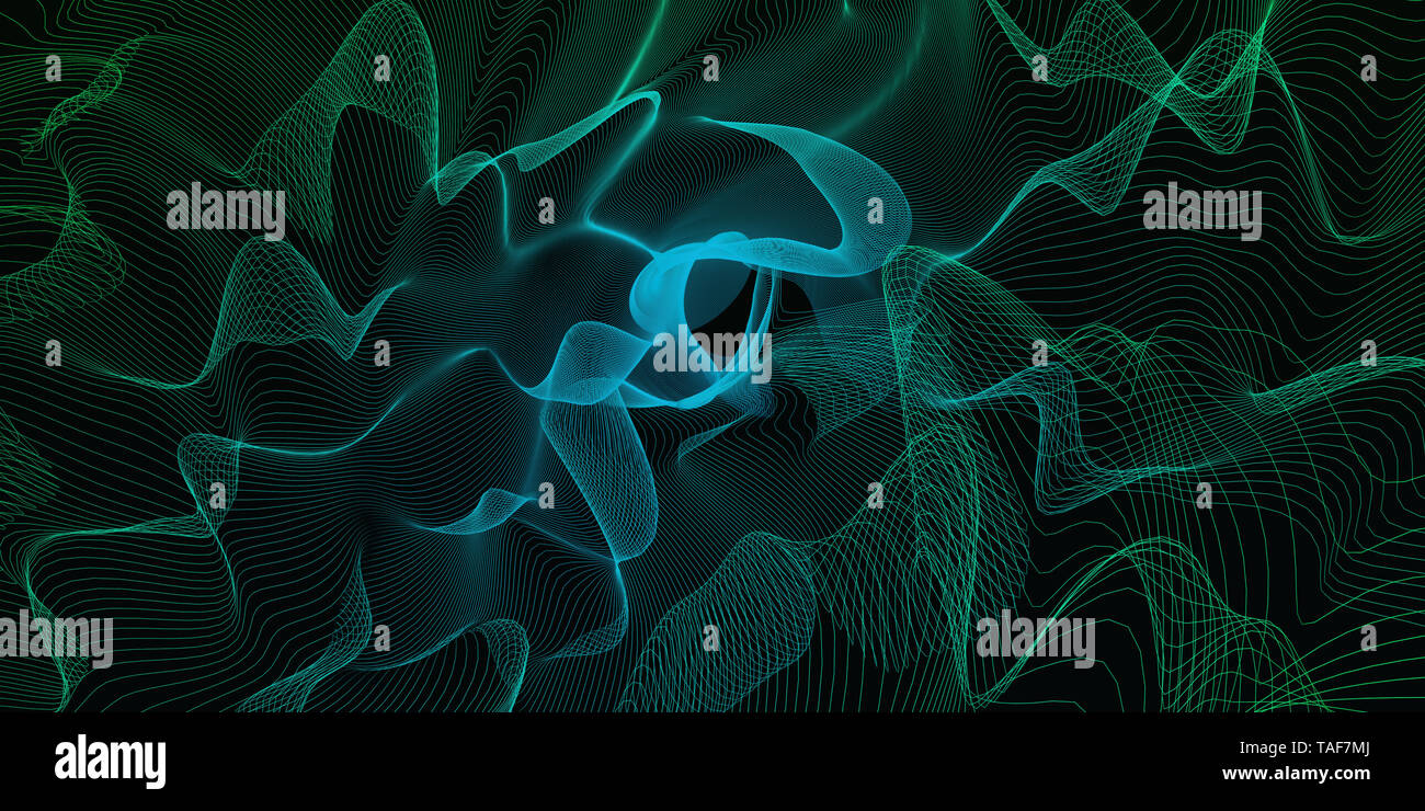 L'industrie de la technologie de l'énergie et l'effet d'Pattern Banque D'Images