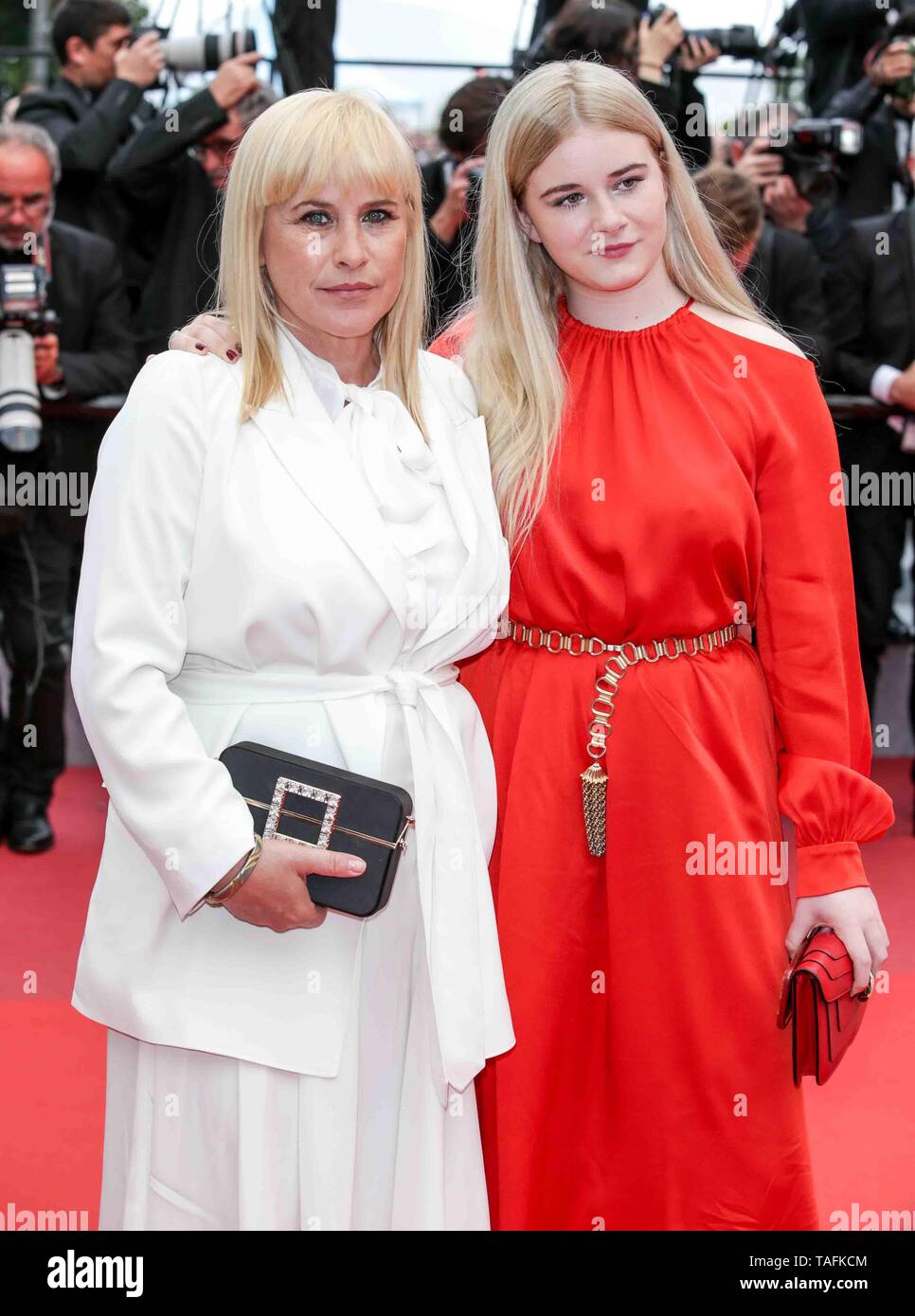 Cannes, France. 24 mai, 2019. Patricia Arquette, Harlow Olivia Calliope Jane, 2019 Allstar Crédit : photo library/Alamy Live News Banque D'Images