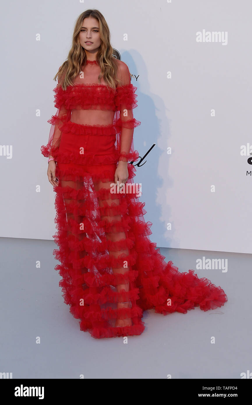 Cannes, France. 25 mai, 2019. Cap d'Antibes, tapis rouge pour le 26e Gala de l'amfAR Cannes. Crédit photo : Fernanda Liz : agence photo indépendante/Alamy Live News Banque D'Images