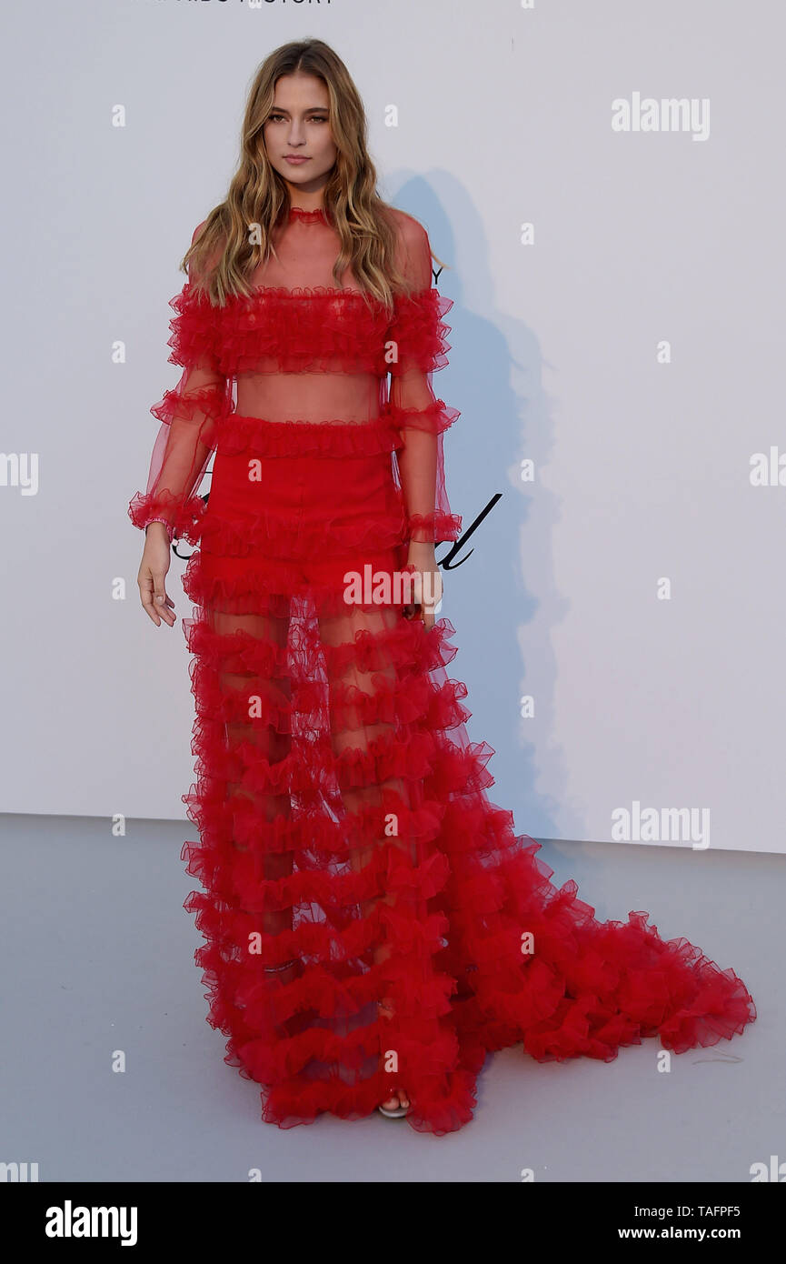Cannes, France. 25 mai, 2019. Cap d'Antibes, tapis rouge pour le 26e Gala de l'amfAR Cannes. Crédit photo : Fernanda Liz : agence photo indépendante/Alamy Live News Banque D'Images