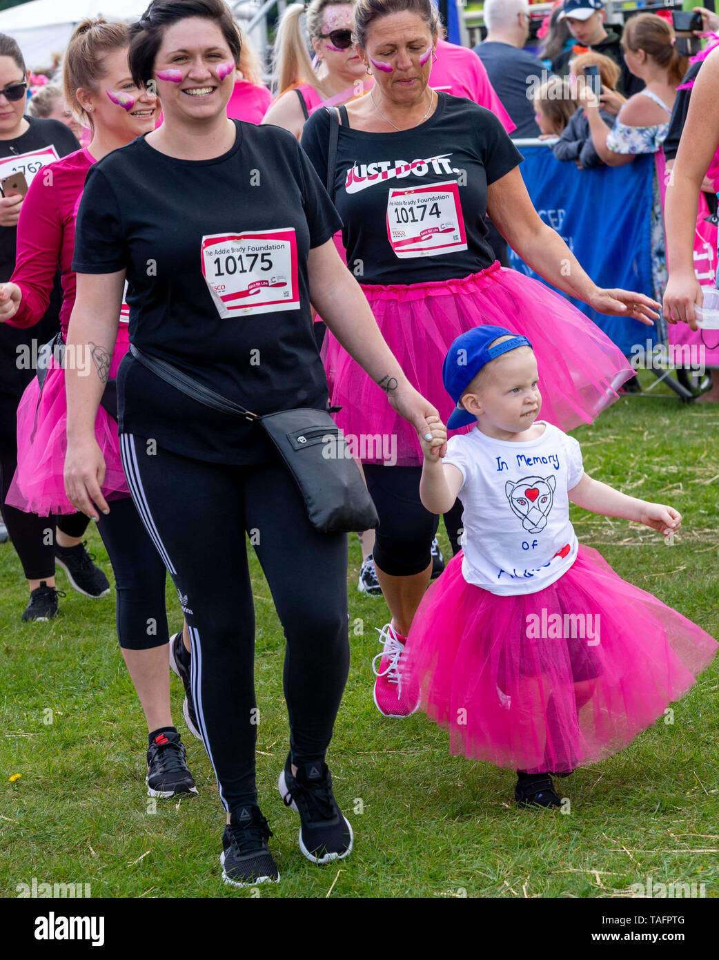 Brentwood Essex 25 mai 2019 Cancer UK Race for Life au Weald Country Park, Brentwood Essex (utilisé avec la permission du parent) Credit Ian Davidson/Alamy Live News Banque D'Images
