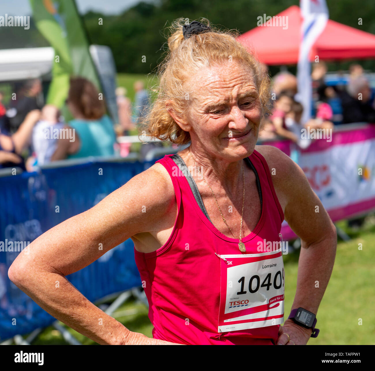 Brentwood Essex 25 mai 2019 Cancer UK Race for Life au Weald Country Park, Brentwood Essex Credit Ian Davidson/Alamy Live News Banque D'Images