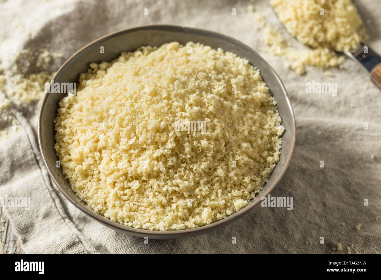 Panko miettes panées de floconneux pour la cuisson des aliments Banque D'Images