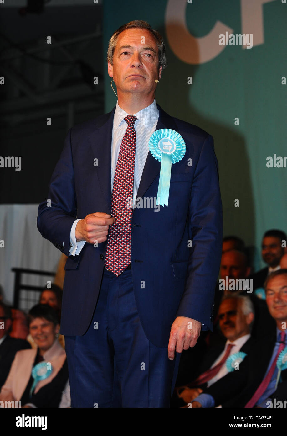 Nigel Farage Brexit Partie Rally, Londres, Royaume-Uni - 21 mai 2019 Banque D'Images