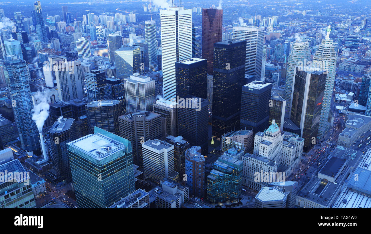 Une antenne de Toronto, Canada core à noir Banque D'Images