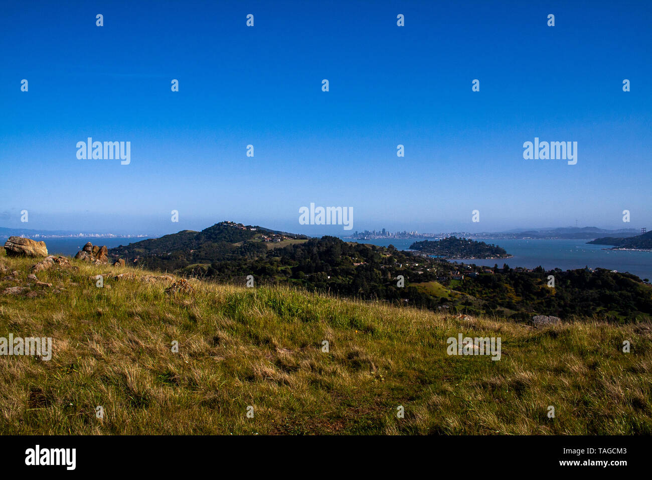 Une belle journée de marche autour du comté de Marin Banque D'Images