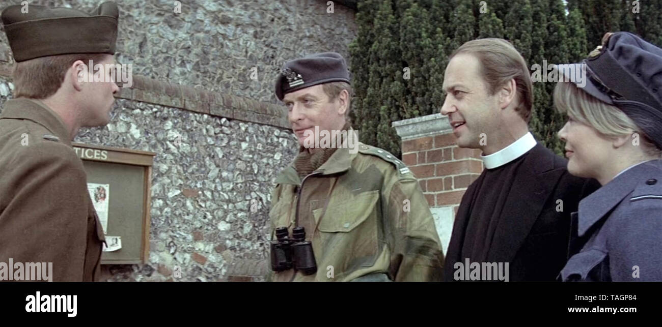 THE Eagle has Landed 1976 Associated General Films production avec de gauche à droite : Traiter Williams, Michael Caine, John Standing, Judy Geeson Banque D'Images
