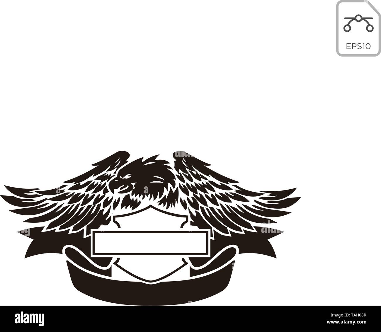 Harley Davidson emblème ou logo le vecteur symbole élément isolé Illustration de Vecteur