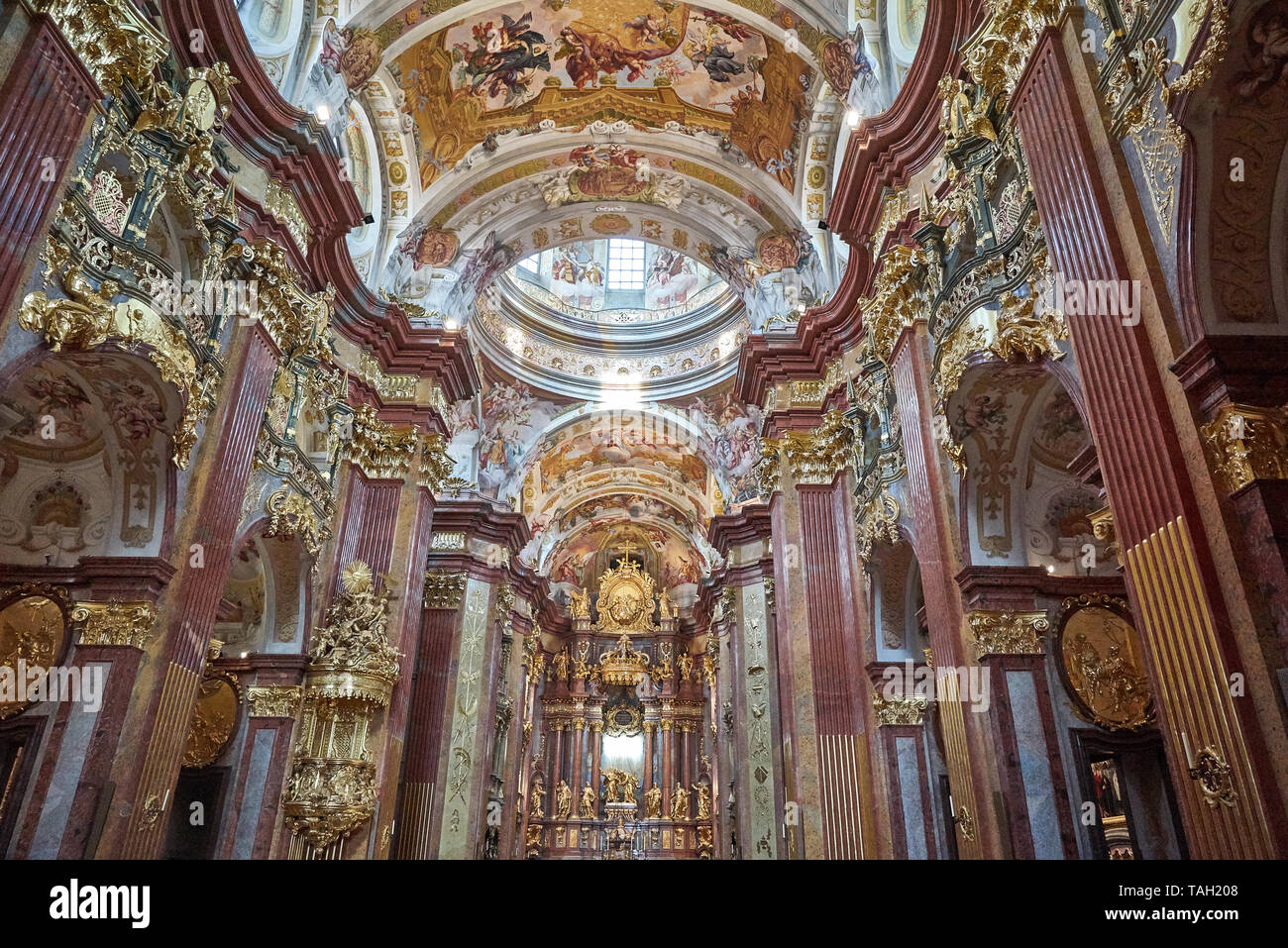 Des images et de l'autour de Abbaye de Melk, Melk, Autriche Banque D'Images