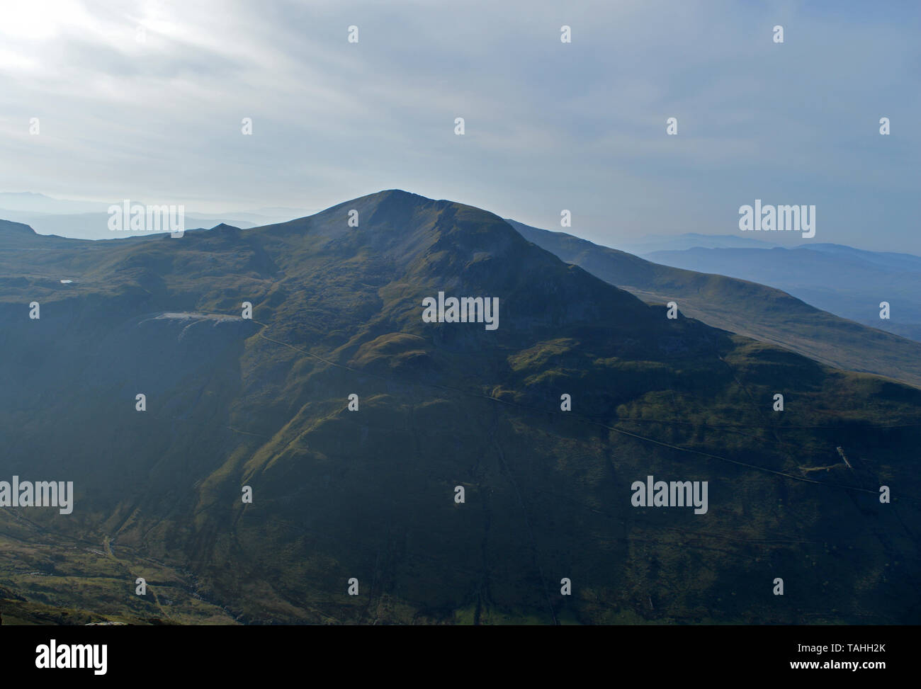 Vues de Bach de sommet Cnicht Moelwyn Banque D'Images