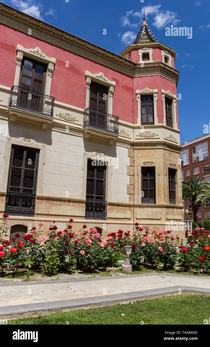 Tour du manoir historique Huerto Ruano dans Lorca, Espagne Banque D'Images