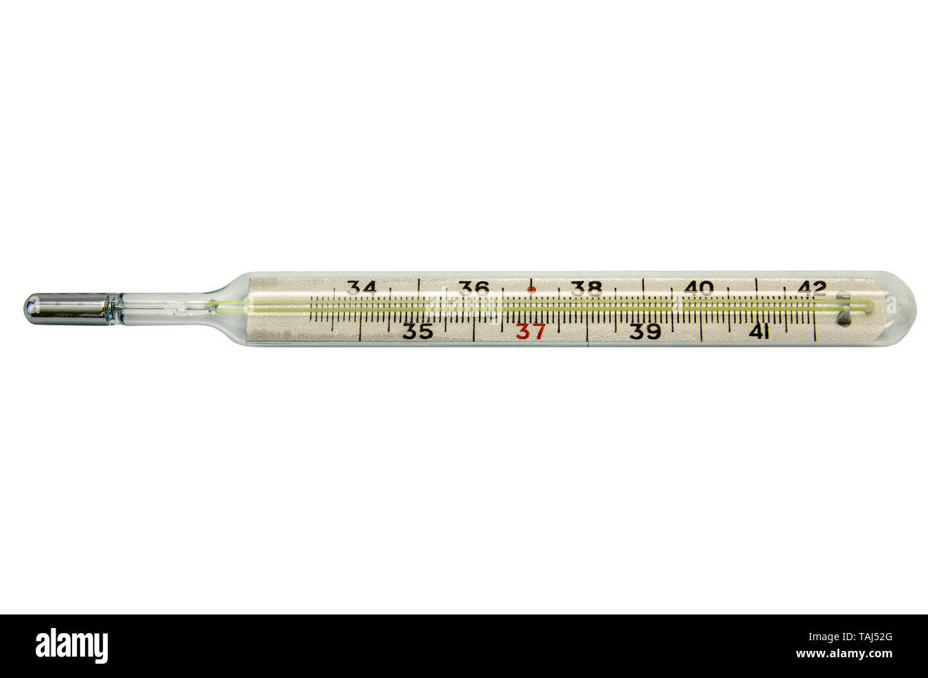 Ancien thermomètre médical isolé sur fond blanc Photo Stock - Alamy