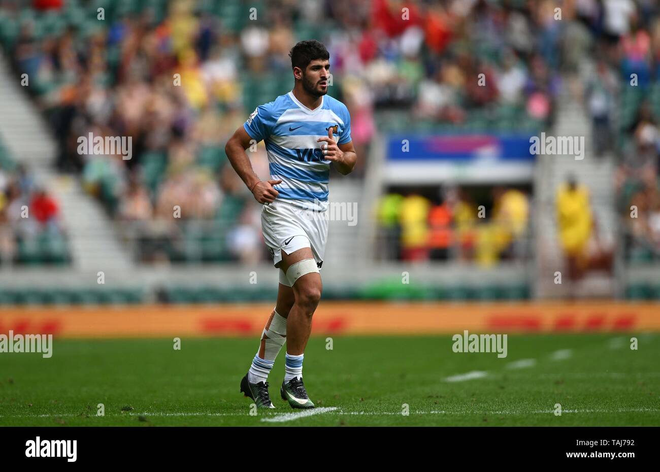 Twickenham. Londres. UK. 25 mai 2019. Monde HSBC rugby à 7 séries. L'allemand Martin Schulz (Argentine). 25/05/2019. Credit : Sport en images/Alamy Live News Banque D'Images