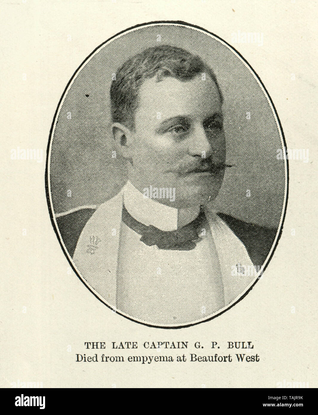 Le capitaine George Parker 4/North Staffordshire Bull Regt. L'empyème est mort du à la Colonie du Cap. 11 juin 1902. 32 ans. Banque D'Images