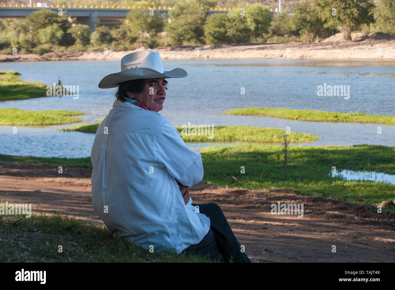 Sinaloa. Mexique : Bernardo Esquer, rio Fuerte. Banque D'Images