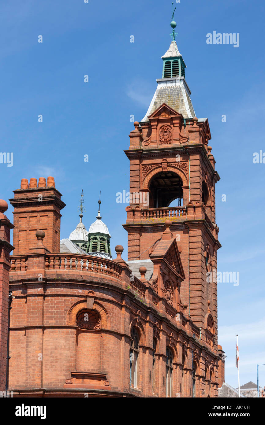 Hôtel de Ville de Stourbridge, Market Street, Stourbridge, West Midlands, England, United Kingdom Banque D'Images