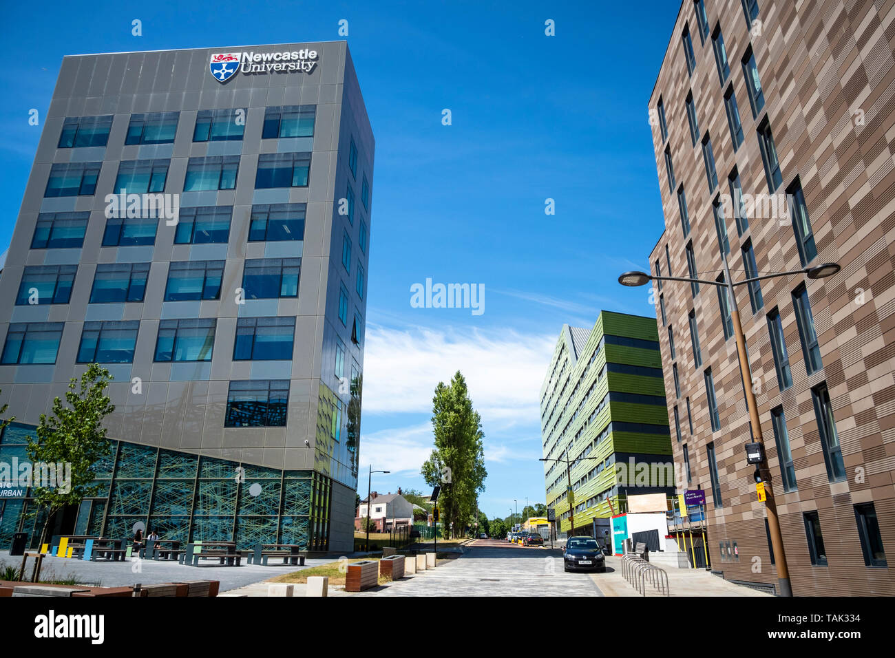 L'Université de Newcastle Urban Sciences Building, place des sciences, Newcastle upon Tyne, Tyne and Wear, Royaume-Uni Banque D'Images