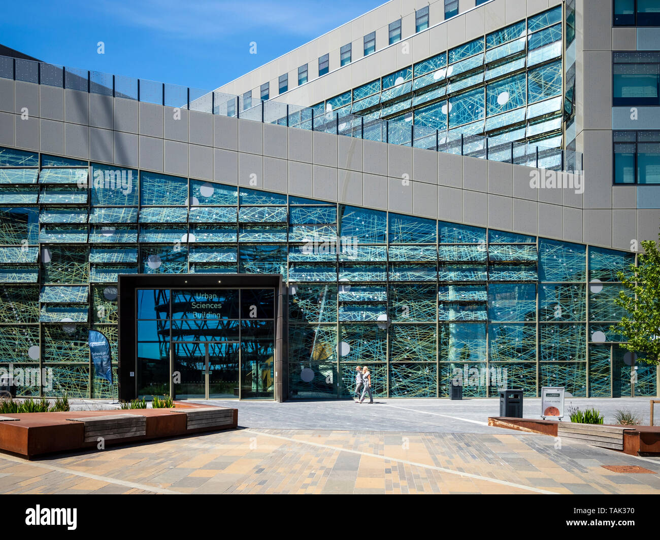 L'Université de Newcastle Urban Sciences Building, place des sciences, Newcastle upon Tyne, Tyne and Wear, Royaume-Uni Banque D'Images
