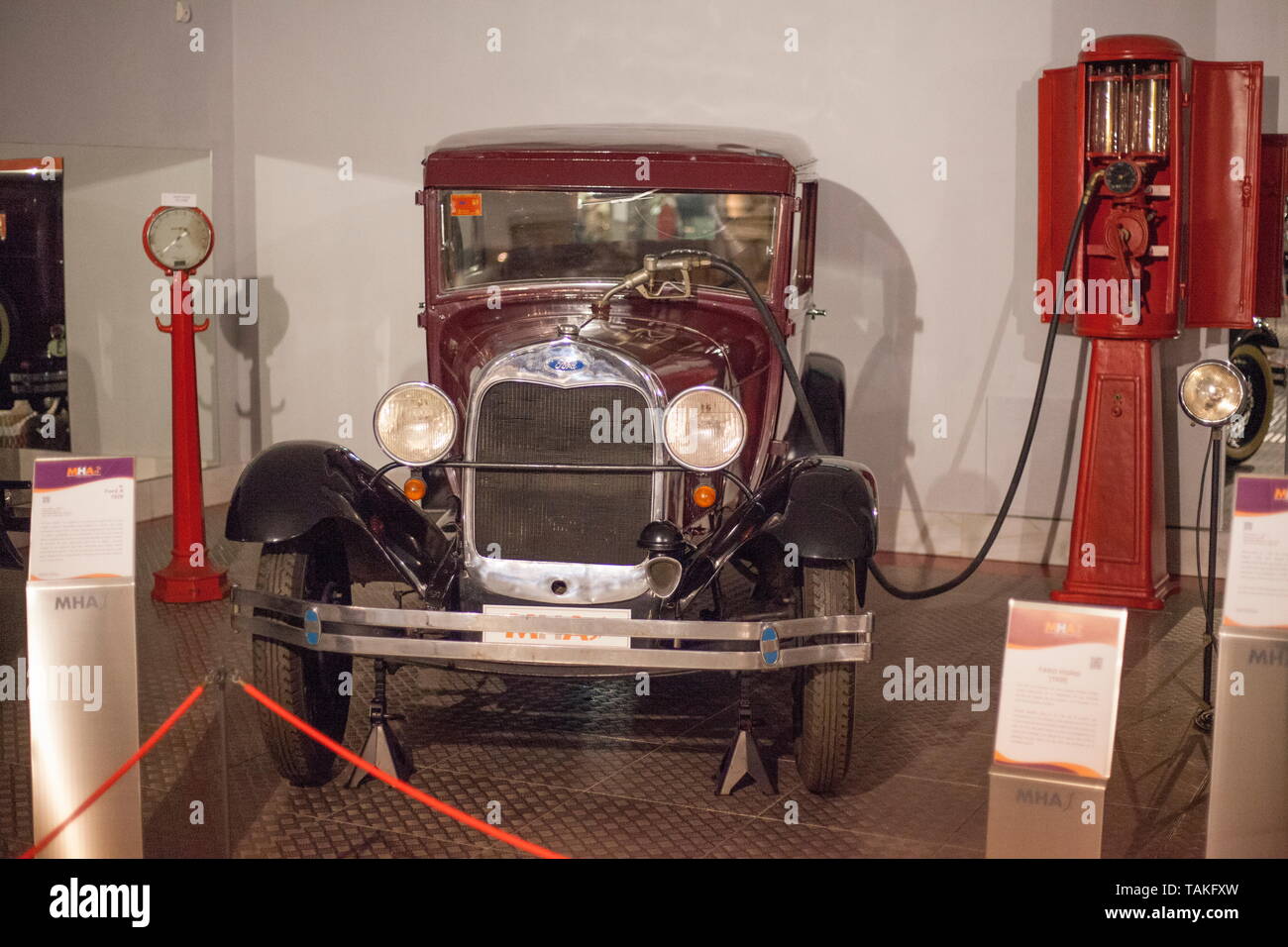 Ford T Oldtimer voiture dans le Musée de l'automotion de histrory, Salamanque, Castille Leon, Espagne, Europe Banque D'Images