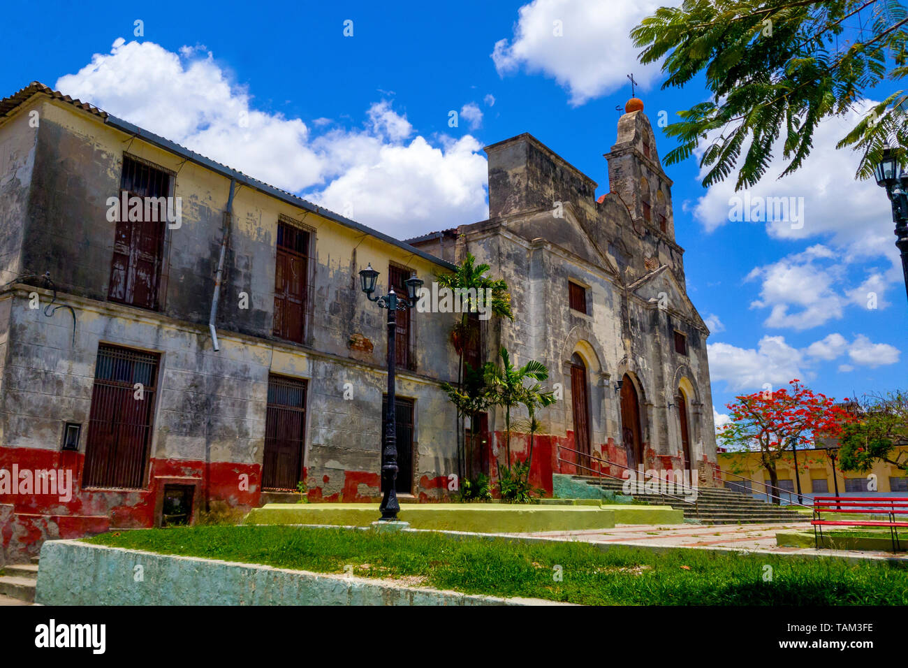 L'église catholique La Pastora à Santa Clara, Cuba Banque D'Images
