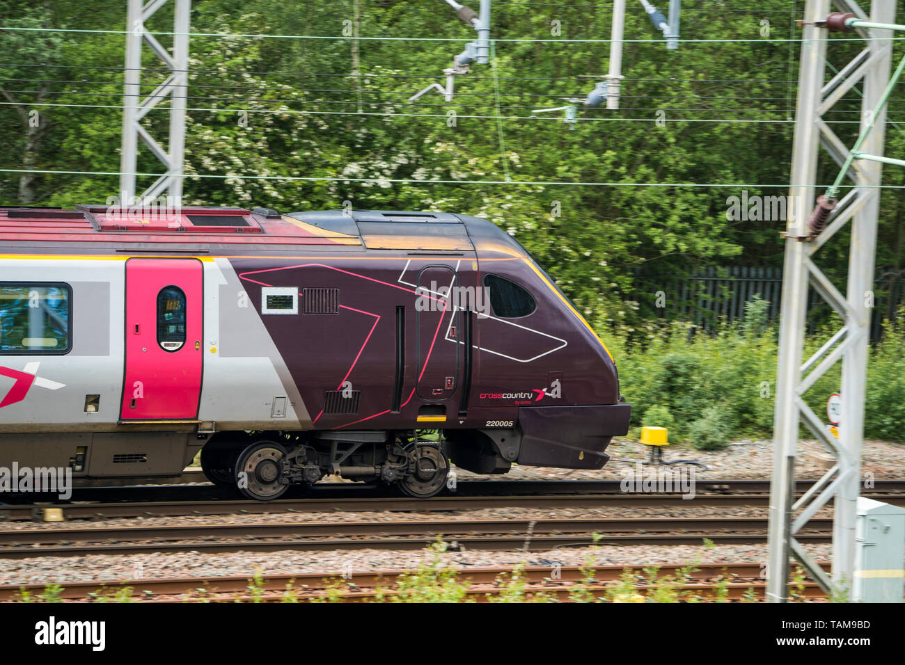 220, classe Voyager diesel-électrique haut-débit d'train construit par Bombardier en Belgique Banque D'Images