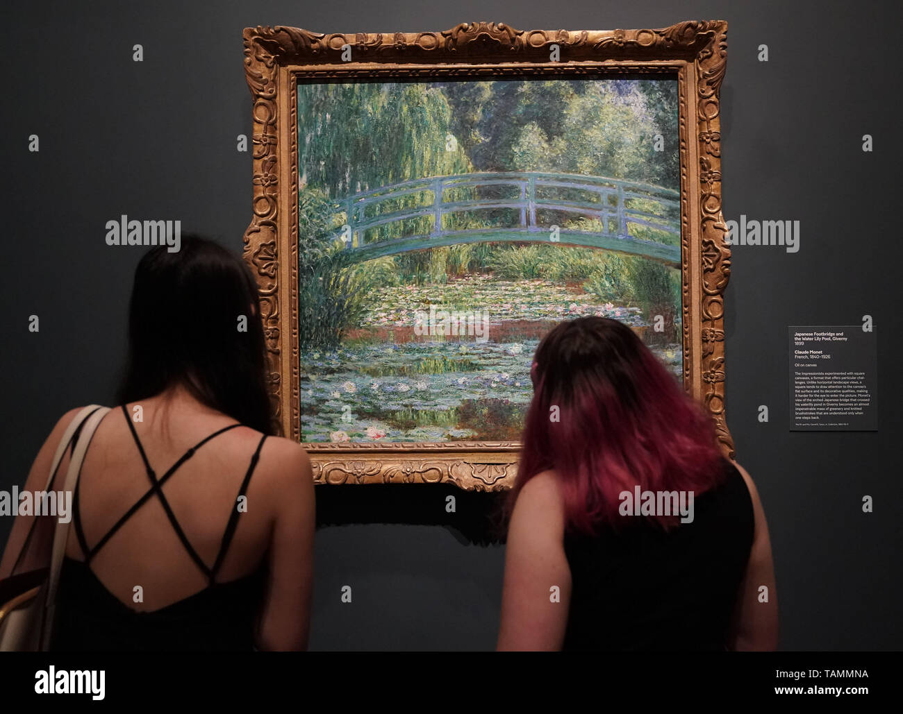 Washington, USA. 25 mai, 2019. Personnes visitent l'exposition "l'oeil impressionniste" au Philadelphia Museum of Art de Philadelphie, Pennsylvanie, États-Unis, le 25 mai 2019. Cette exposition réunit plus de 80 œuvres dans une variété de médias- Peinture, sculpture, estampes, dessins, pastels et- afin d'allumer les réalisations de certains des artistes les plus appréciés de l'histoire dont Claude Monet, Mary Cassatt, Vincent van Gogh. L'exposition durera jusqu'au 18 août. Credit : Liu Jie/Xinhua/Alamy Live News Banque D'Images