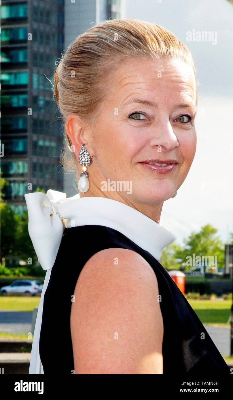Amsterdam, Pays-Bas. 25 mai, 2019. La princesse Mabel d'Orange-Nassau à MOF Vivre à Amsterdam, le 25 mai 2019, pour assister à l'AmsterdamDiner, un grand dîner-bénéfice où les recettes vont à la lutte contre le SIDA : Crédit Albert Nieboer/Pays-Bas/Point de vue OUT |/dpa/Alamy Live News Banque D'Images