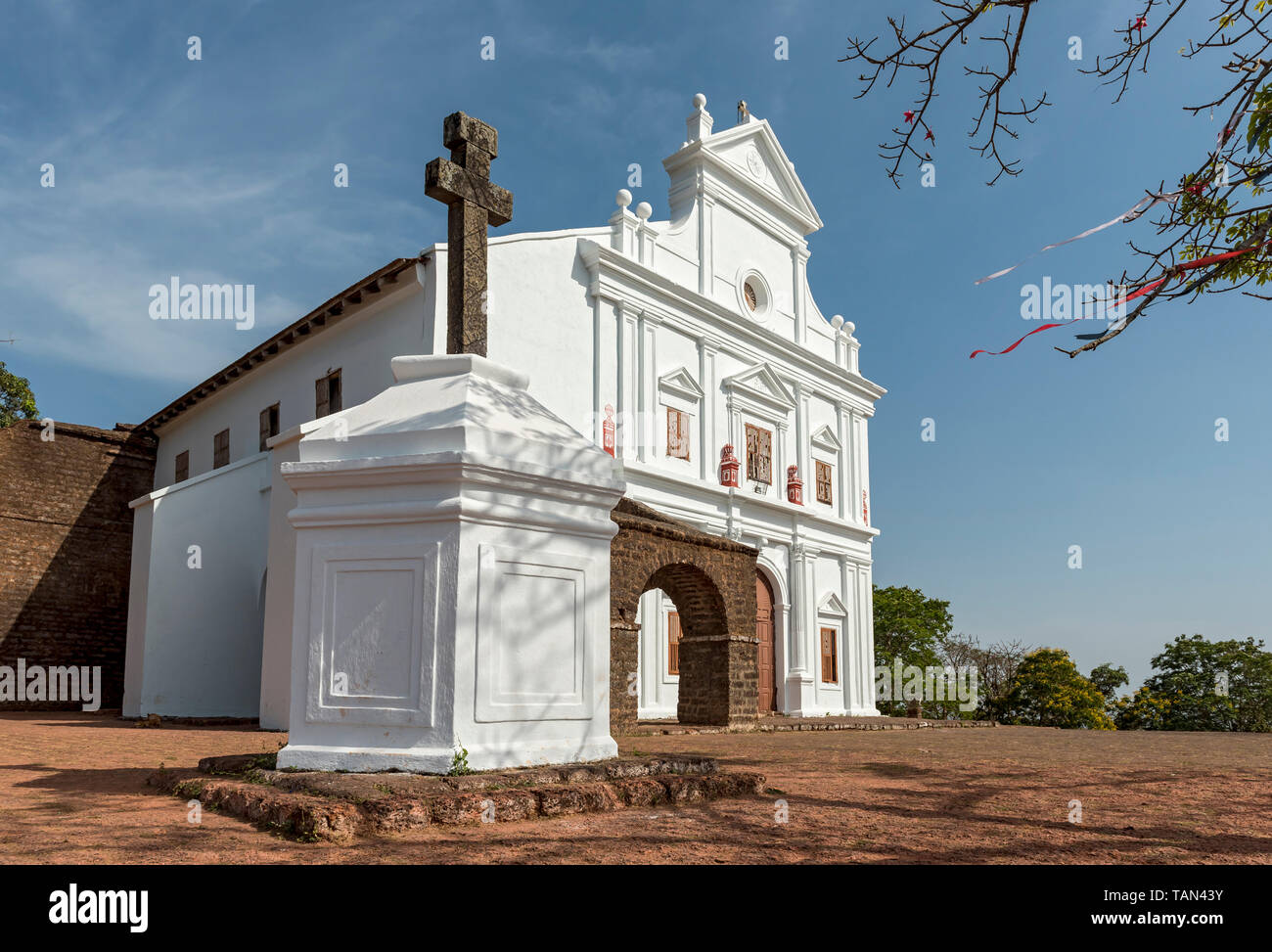 Chapelle de Notre Dame du Mont, Old Goa, Inde Banque D'Images